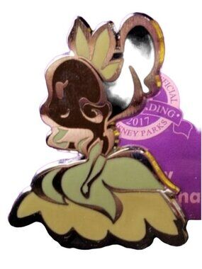 Disney Tiana Princess Trading Pin Prince Frog Kawaii Brooch Lapel Pin Jewelry